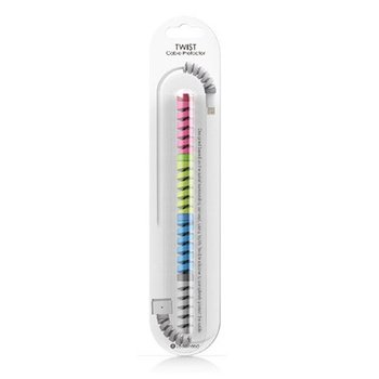4pcs Data Cable Protector Spiral Protective Cover Silicone Mobile Phone Original Charging Cable Anti-fracture Cover